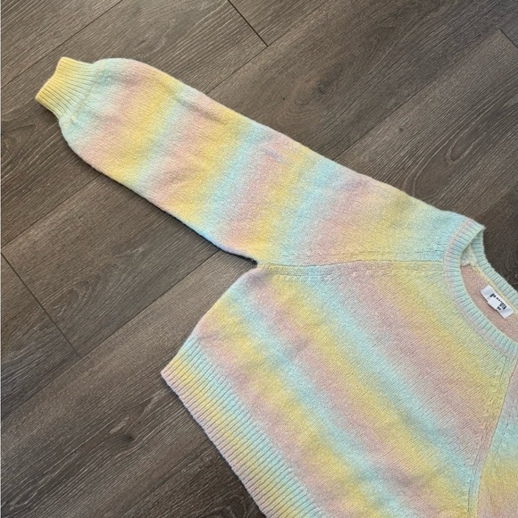 BB Dakota by Steve Madden Pastel Rainbow Sweater - Picture 4 of 5